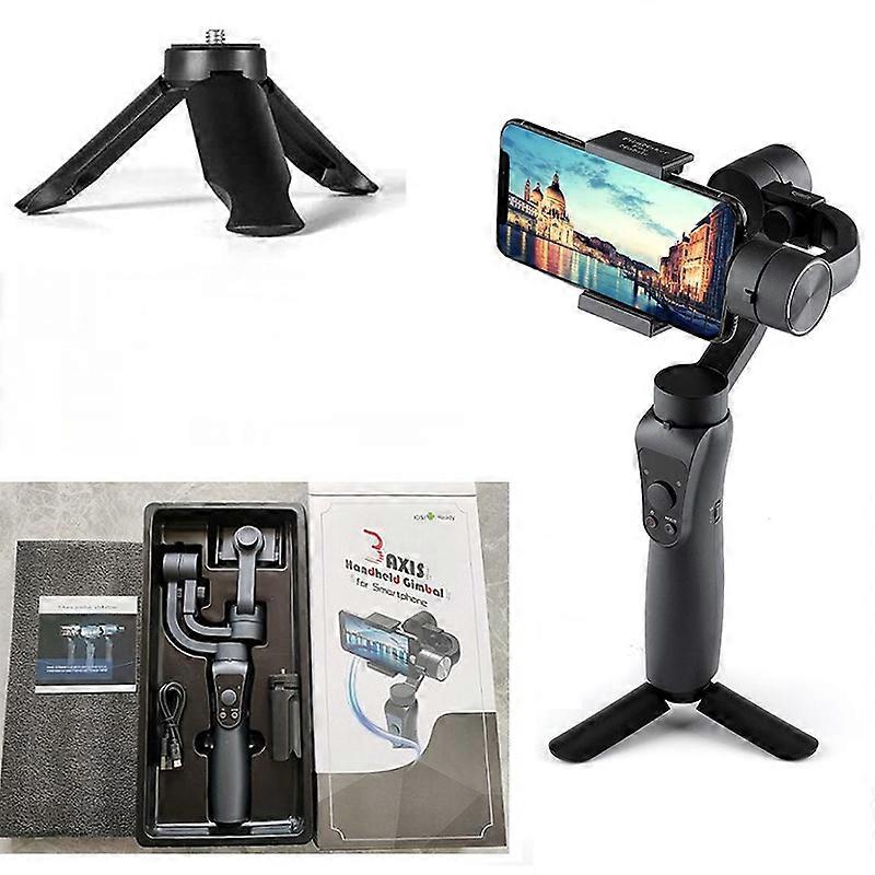 S5 3-Axis Handheld Gimbal Phone Stabilizer Cellphone Video Record Vlog Live For Smartphone for iPhone 13   Huawei Samsung