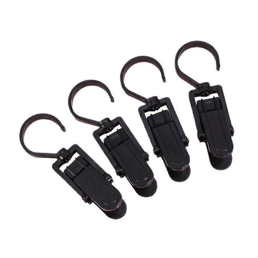 4pcs Multifunctional Household 360 Rotating Hook Rotatable Plastic Clip Tw