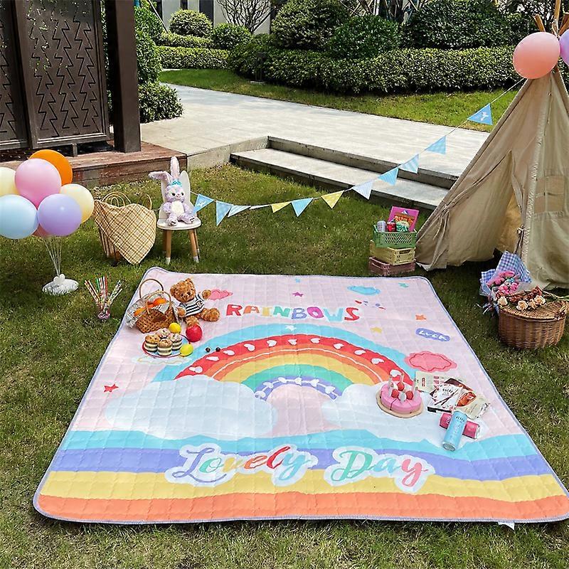 Thickened waterproof picnic mat, Outdoor camping mat, Soft picnic mat