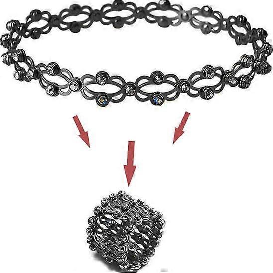 2-in-1 Adjustable Magnetic Therapy Transforming Bracelet Ring Magic Folding Retractable Ring Bracelet