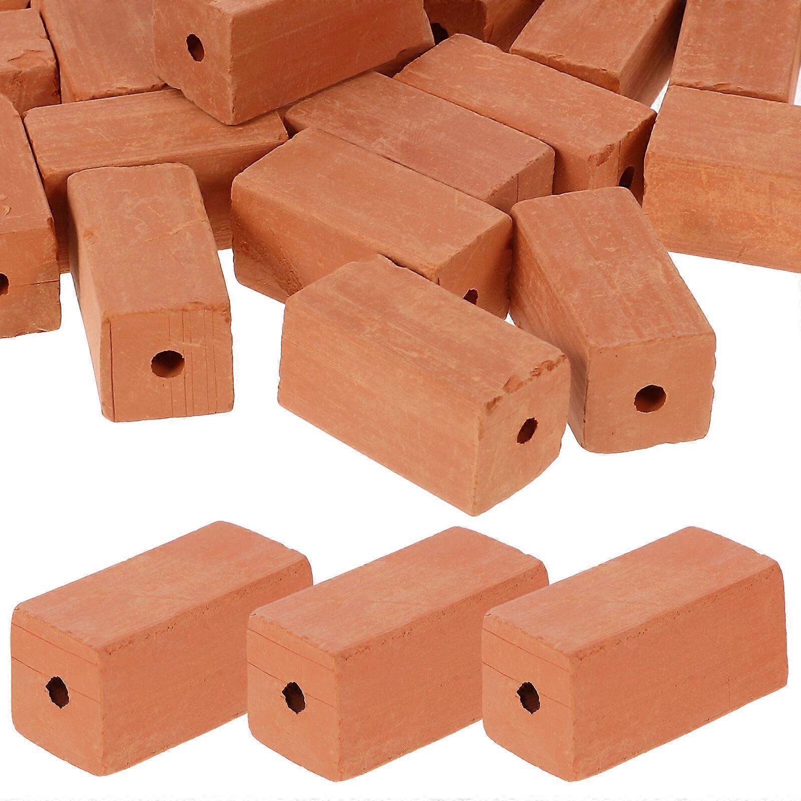 30pcs μίνι τούβλα μικροσκοπικά τούβλα εξωραϊσμού αξεσουάρ DIY μίνι τούβλα για το κιβώτιο άμμου