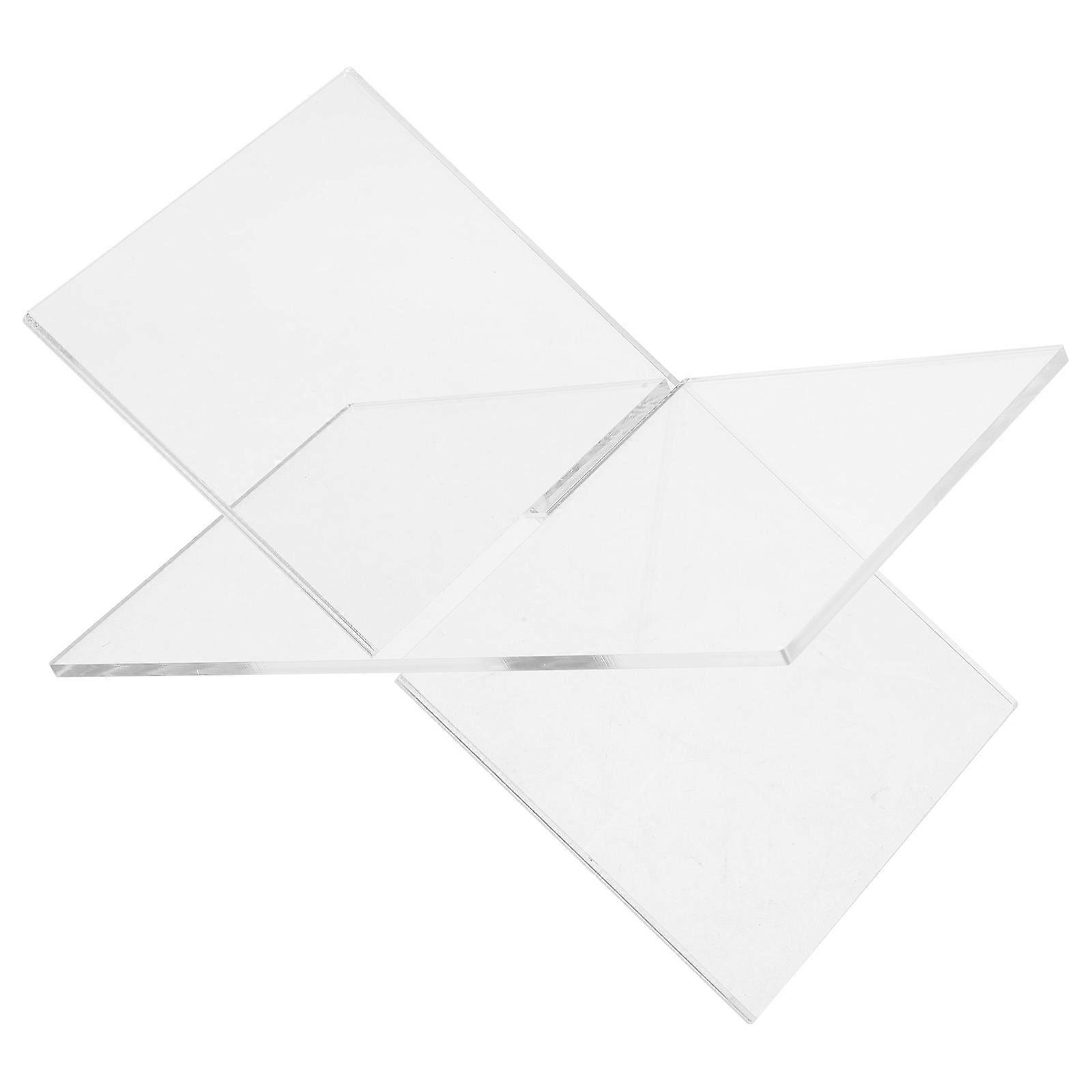 Open Magazine Display Stand Desktop Book Holder Acrylic Book Display Stand