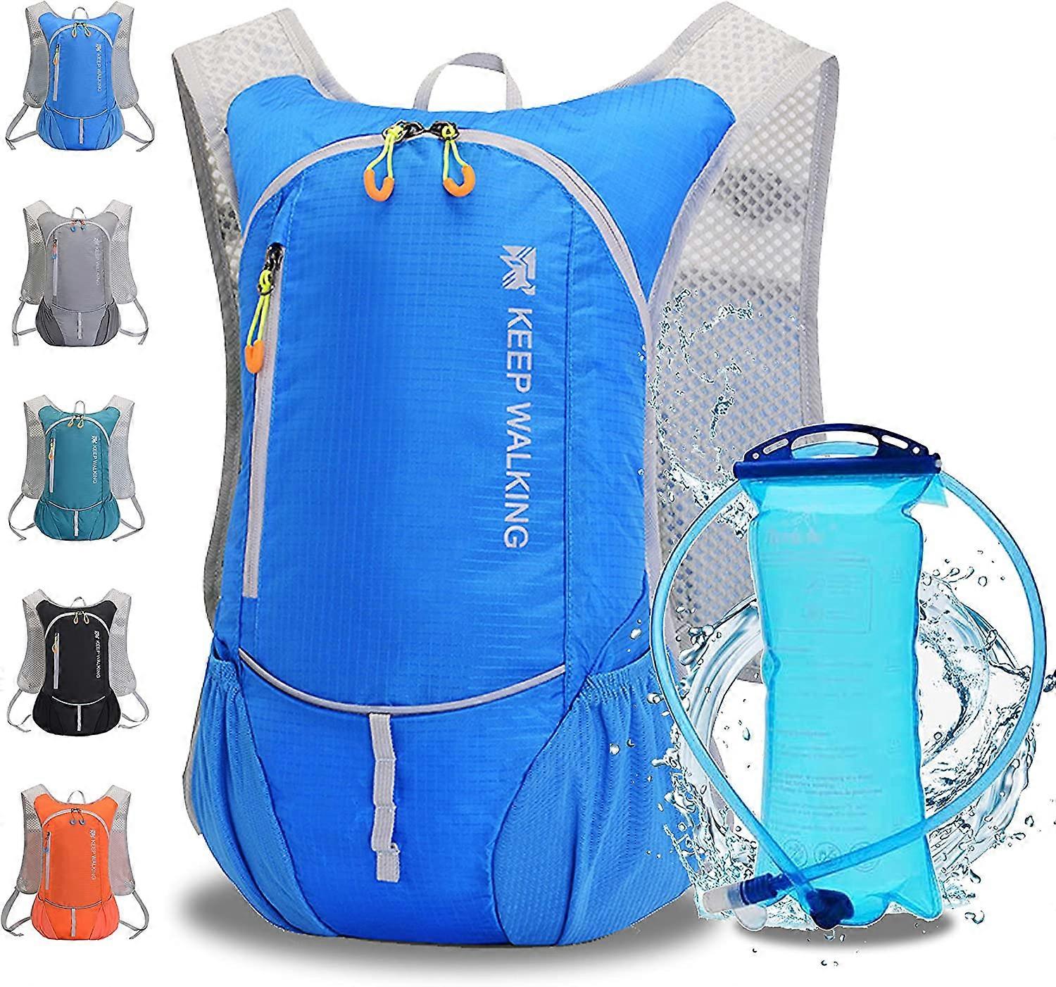 حقيبة ظهر الترطيب ، حقيبة ظهر الترطيب مع 2 لتر ترطيب المثانة في الهواء الطلق الجري ركوب الدراجات الدراجة المشي لمسافات طويلة تسلق الجبال التزلج حقيبة الصيد ، ترطيب Backpac