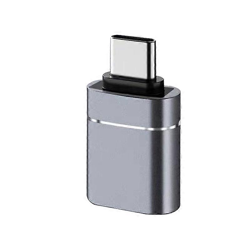 OTG Adaptörü Tak Çalıştır Mini Alüminyum Alaşımlı Type-C - USB 3.0 Dönüştürücü Fare JIKAIX için