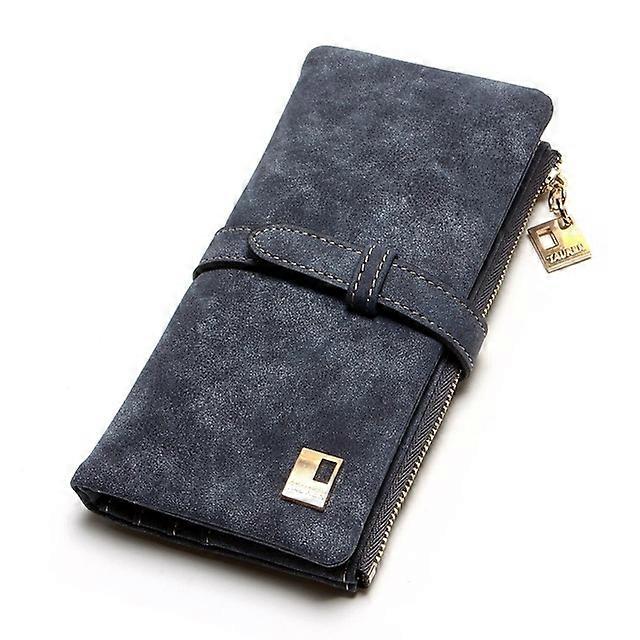 Stylish Ladies Long Wallet made of Durable PU Leather - Multiple Card Slots, Zippered Coin Pocket, and RFID Blocking Technology to Keep Your Informati
