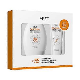 Face Beauty Clear Skin Rejuvenation Beauty Moisturizing Sunscreen Kit Gesichtsbehandlung Ganzkörperisolierung UV-Schutz Sommer Sunscreen Hautpflege-Kit