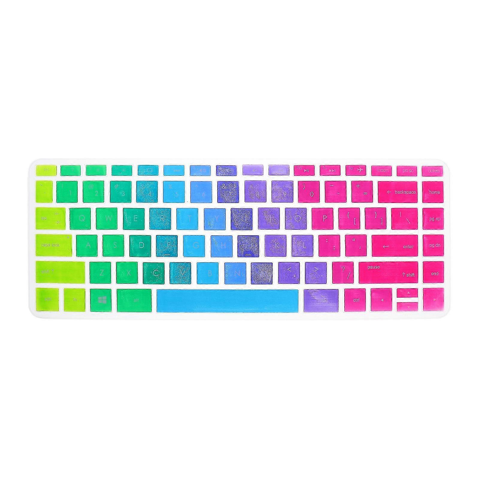 Keyboard Protector Compatible For Hp 14-bf Waterproof Dustproof Gradient Cover