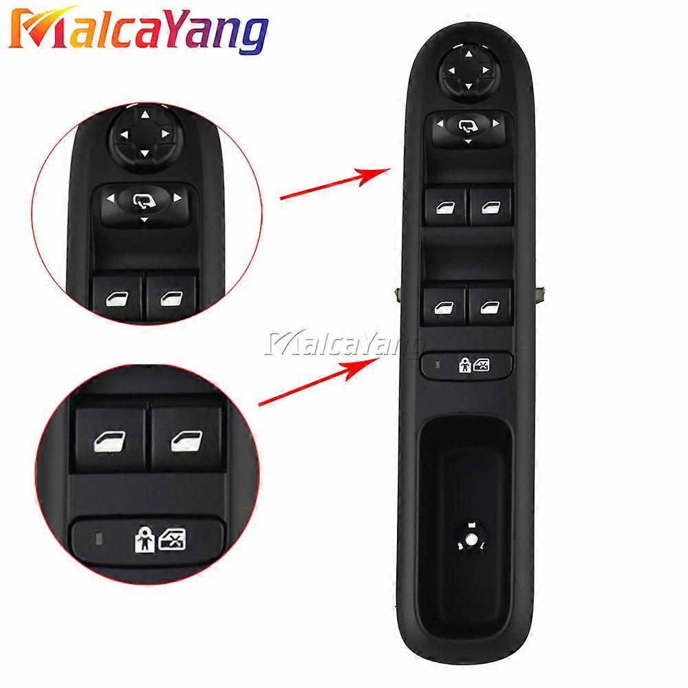 High Quality Hatchback Wagon Left Front Door Lifter Switch Master Power Window Switch For Peugeot3008 5008 96650620ZD 96650621ZD