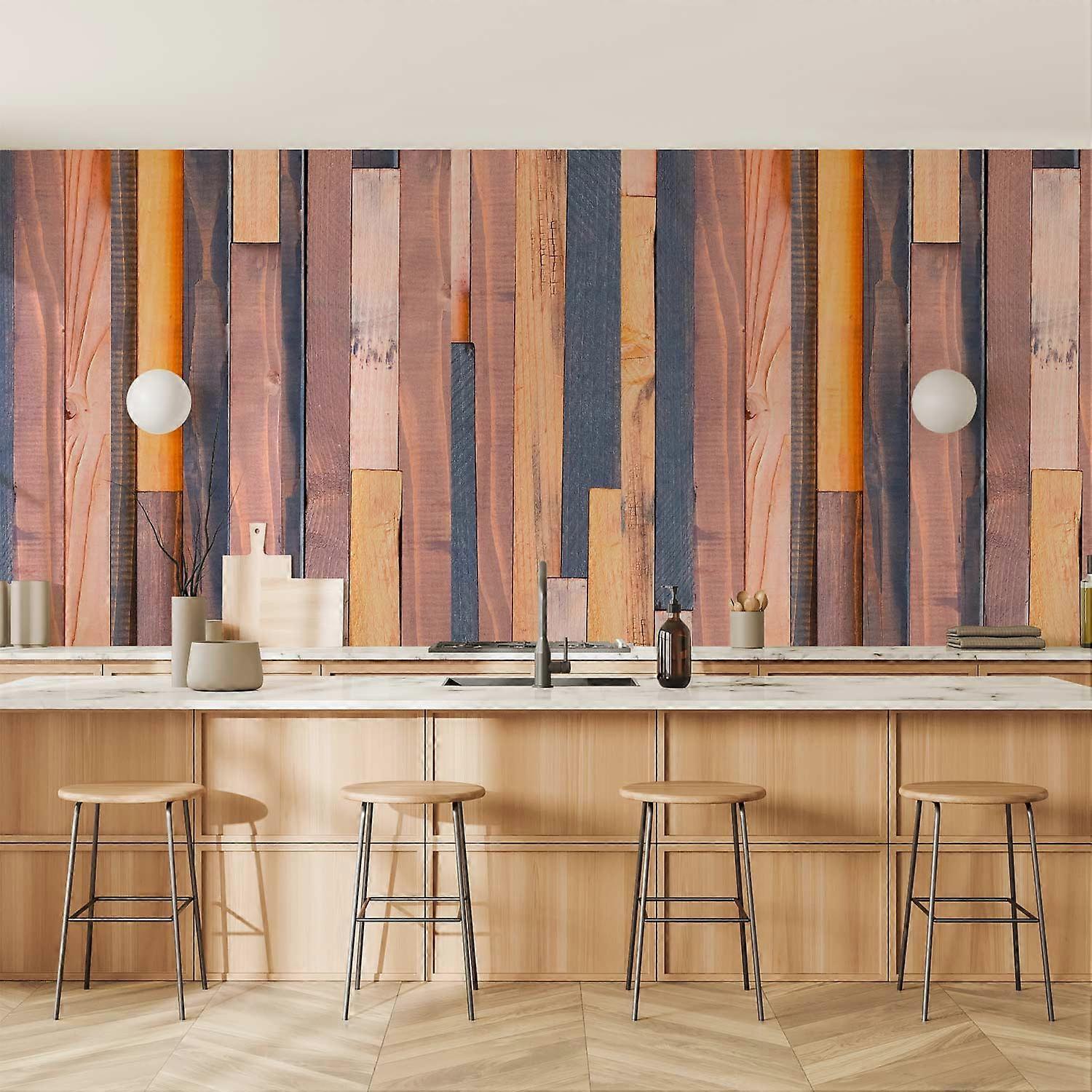 Papel de parede - aliança de madeira