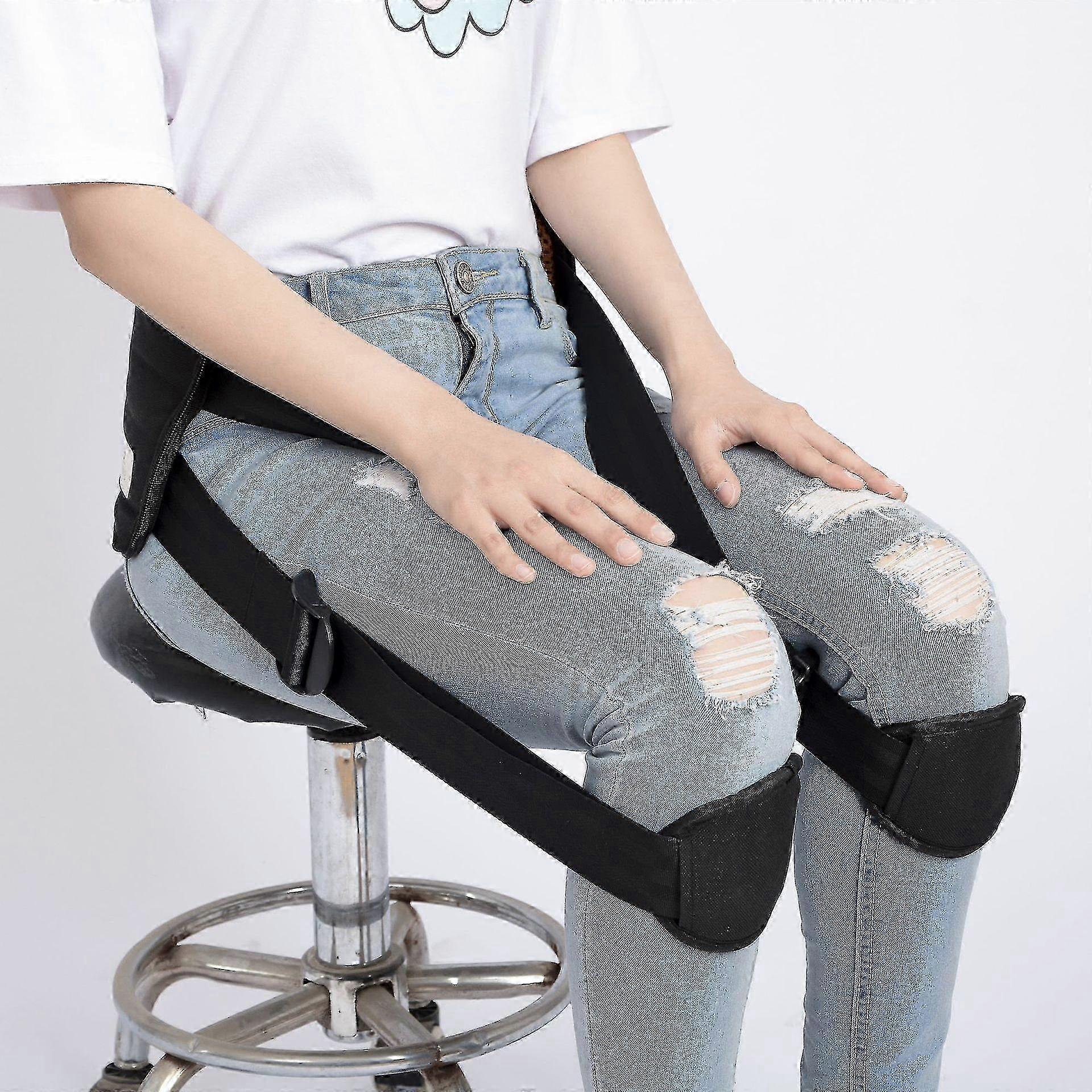 Correct Back Posture While Sitting ( Recommended For Back Pain Makes Every Chair Ergonomic Lumbar Support, Adjustable Straps)