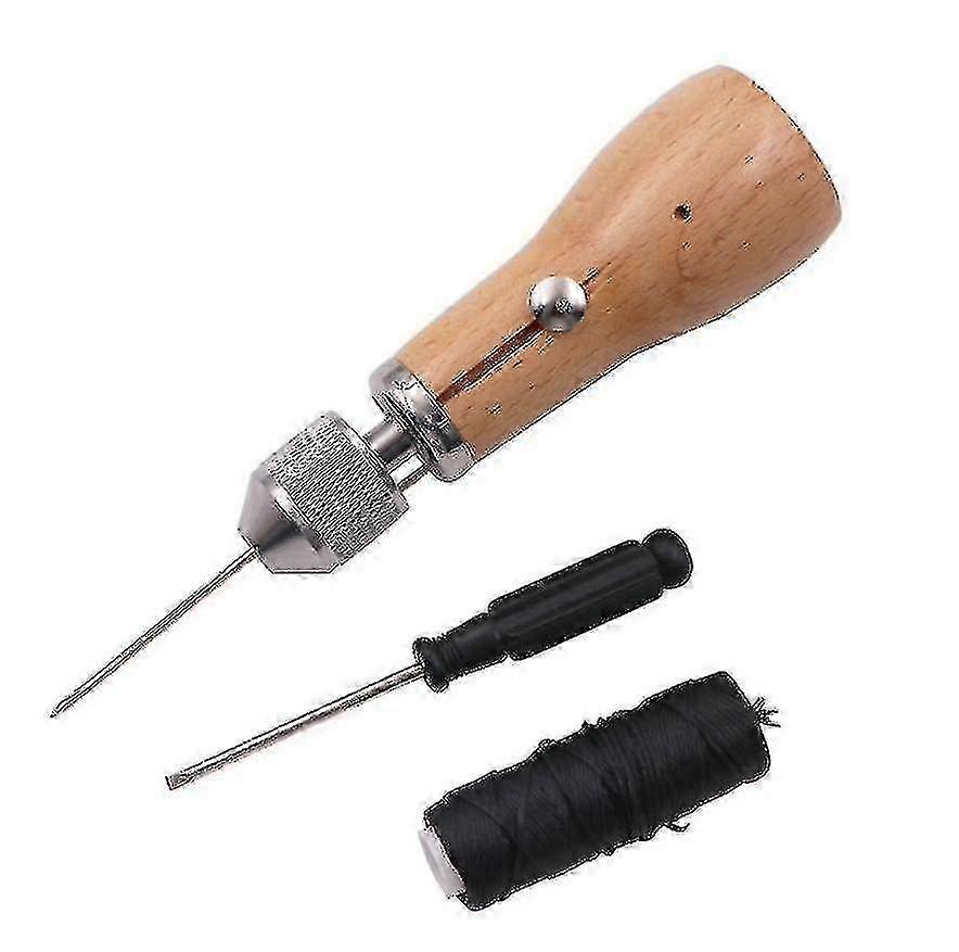 Sewing Machine Threader, Leather Sewing Kit Needle And Waxed Thread-DF