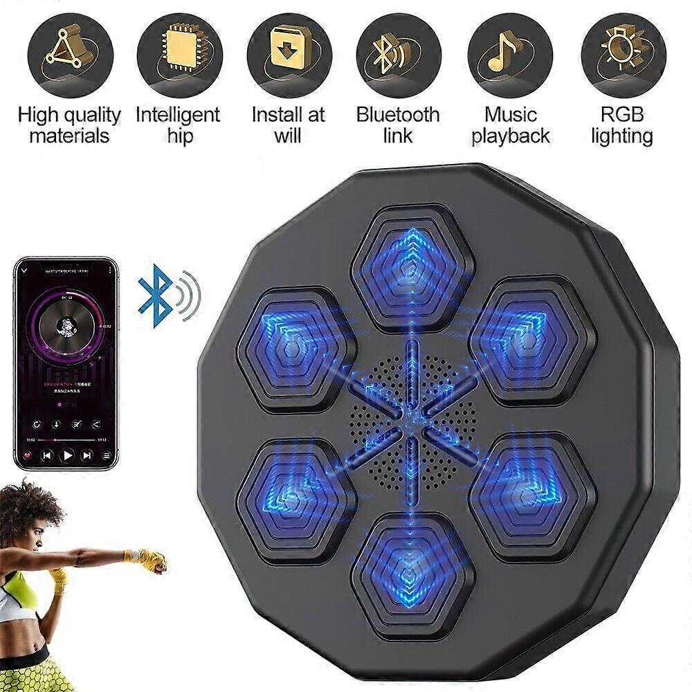 Boxing Training Target Wall Mount Bluetooth Music Indoor React Exercise Machine