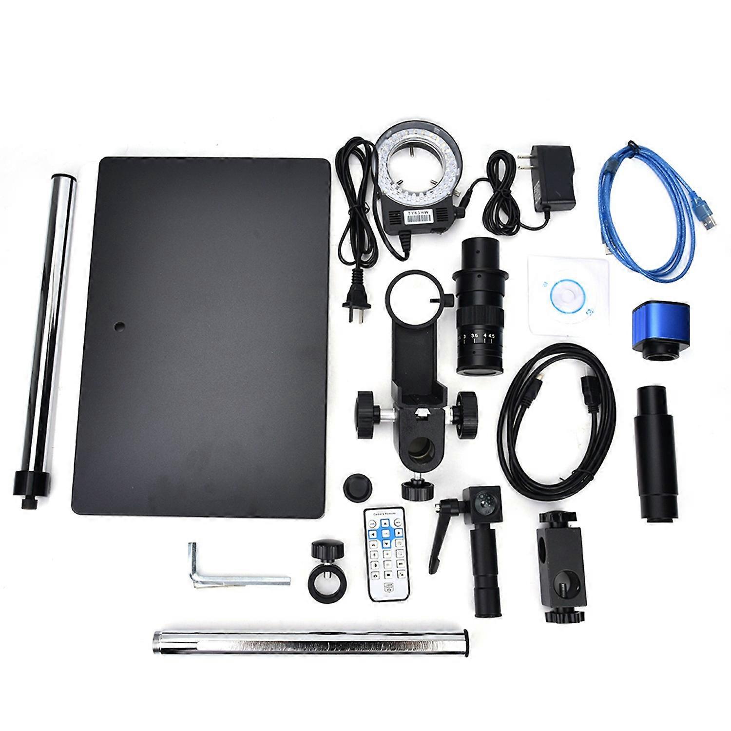16 Million Pixel HDMI/USB Industrial Microscope Camera With 0.7-4.5X Zoom Lens Set