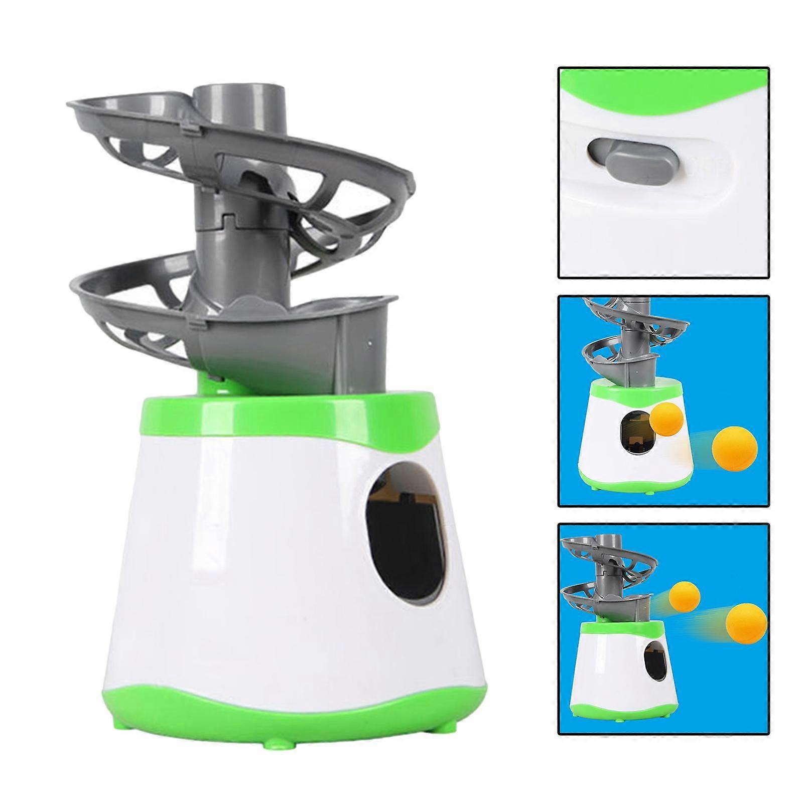 Mini Table Tennis Robot Training Automatic PingPong Ball Machine Blue