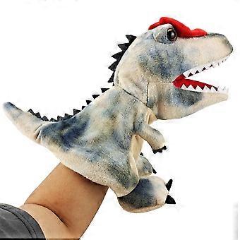Dinosaur Hand Puppet 11.8 Inch Tyrannosaurus Plush Toy Soft Stuffed Animal Doll for Kids Storytelling Role Play