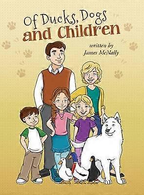 di anatre, cani e bambini