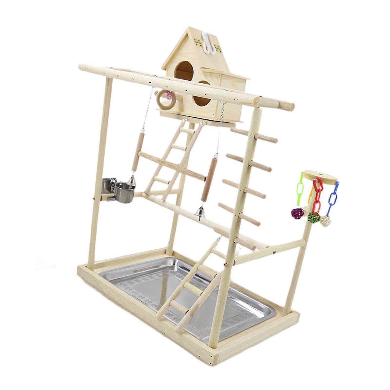 oiseaux perroquet aire de jeux échelle perchoir jouer pour perruches inséparables calopsittes