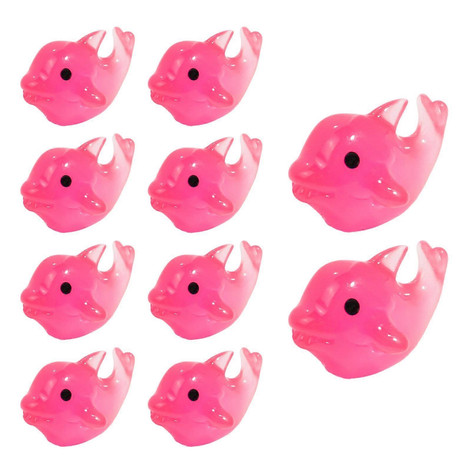 10pack Unique Fish Tanks Display Tanks Aquariums Small Landscape Decoration for Artificial Environment rose red