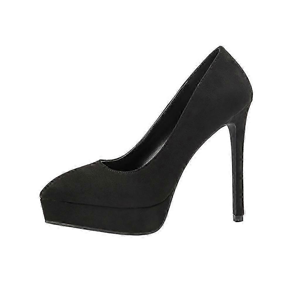 Dámské mandlové prsty Vysoké podpatky Platforma boty Stiletto šaty Pumpy