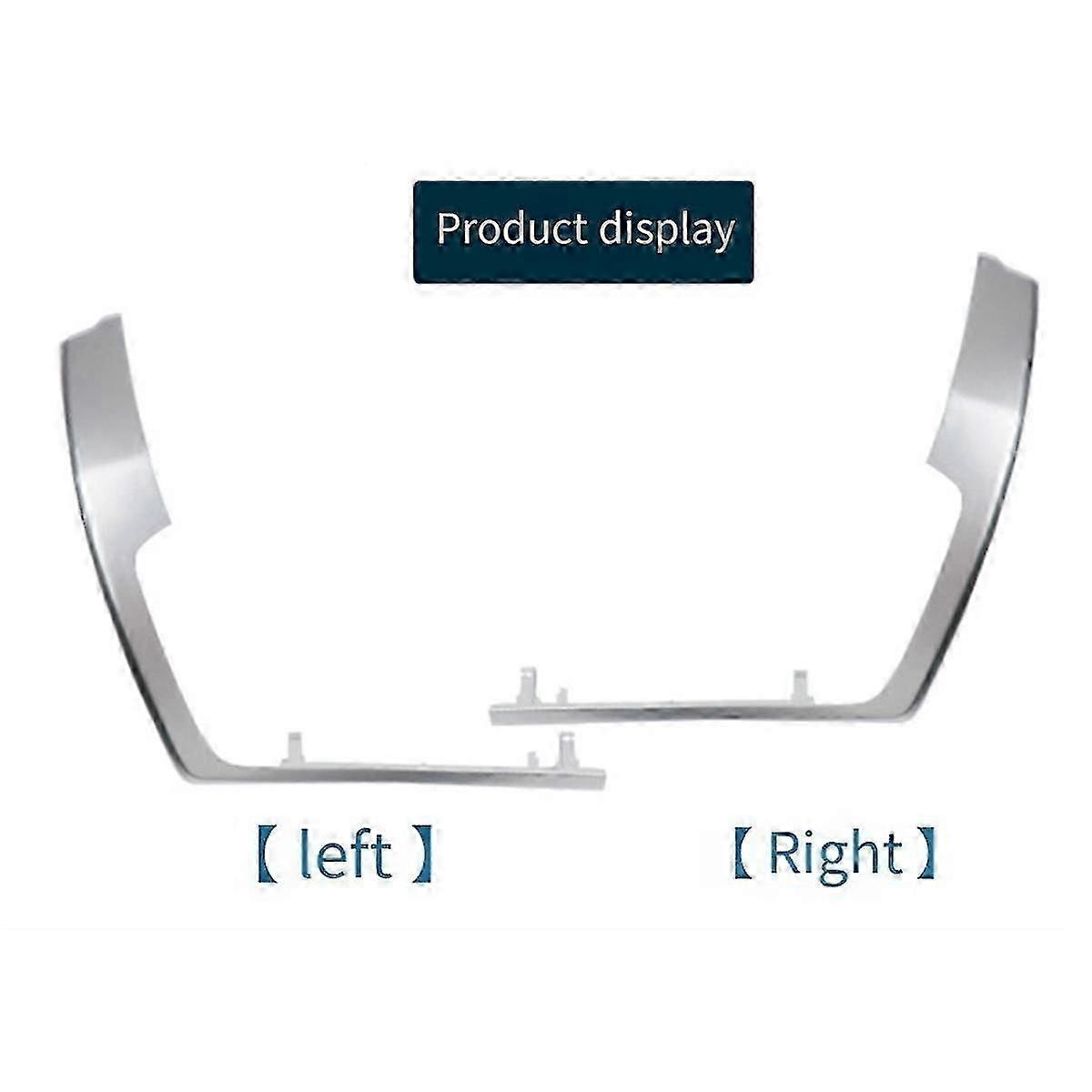 For X5 X6 F15 F16 Front Left Air Conditioning Air Vents Silver Decorative Frame