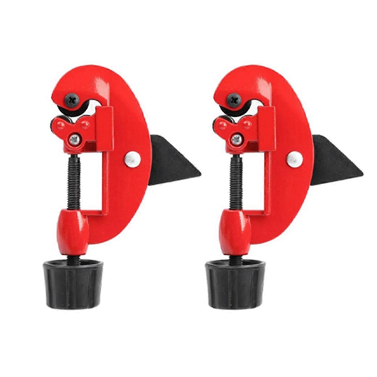 Two Pcs Manual Pipe Cutters Not Easy to Rust the Cutting Wheel Cuts the Pipe By 3 to 28 mm