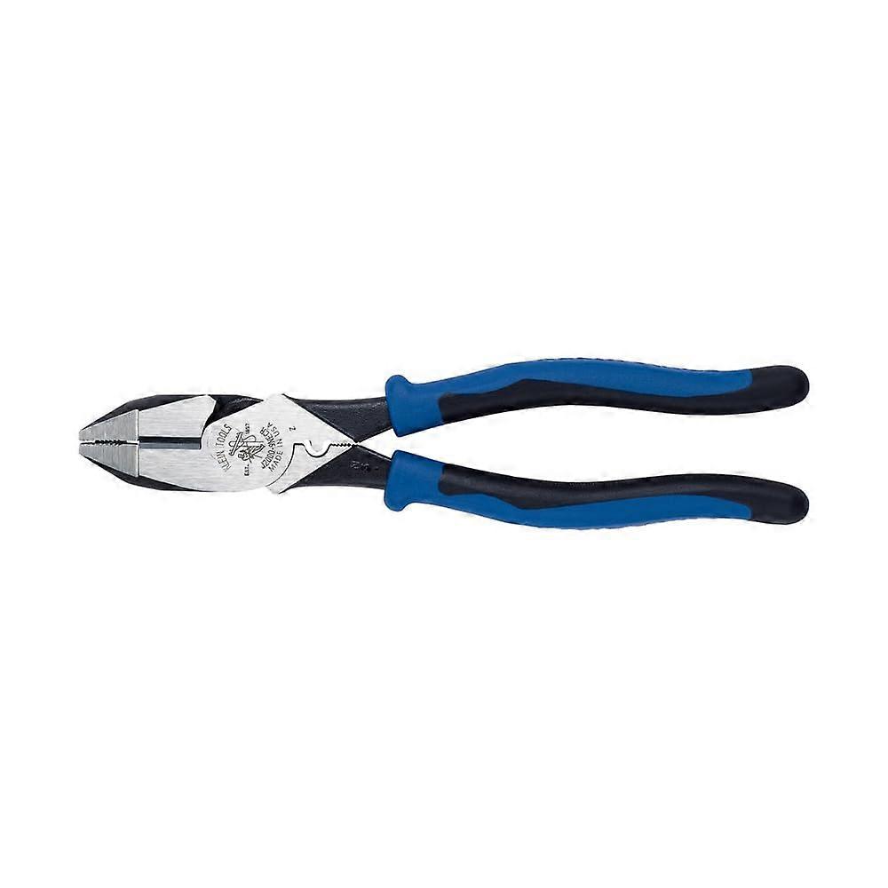 Electrician Pliers 9-Inch Crimping Tool for Non-Insulated Connectors and ACSR Screw Cutting, Durable Steel Design