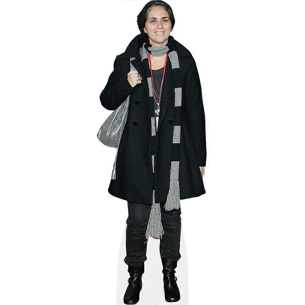 Valérie Benaim (Coat) Cardboard Cutout (lifesize OR mini size). Standee. Stand Up.