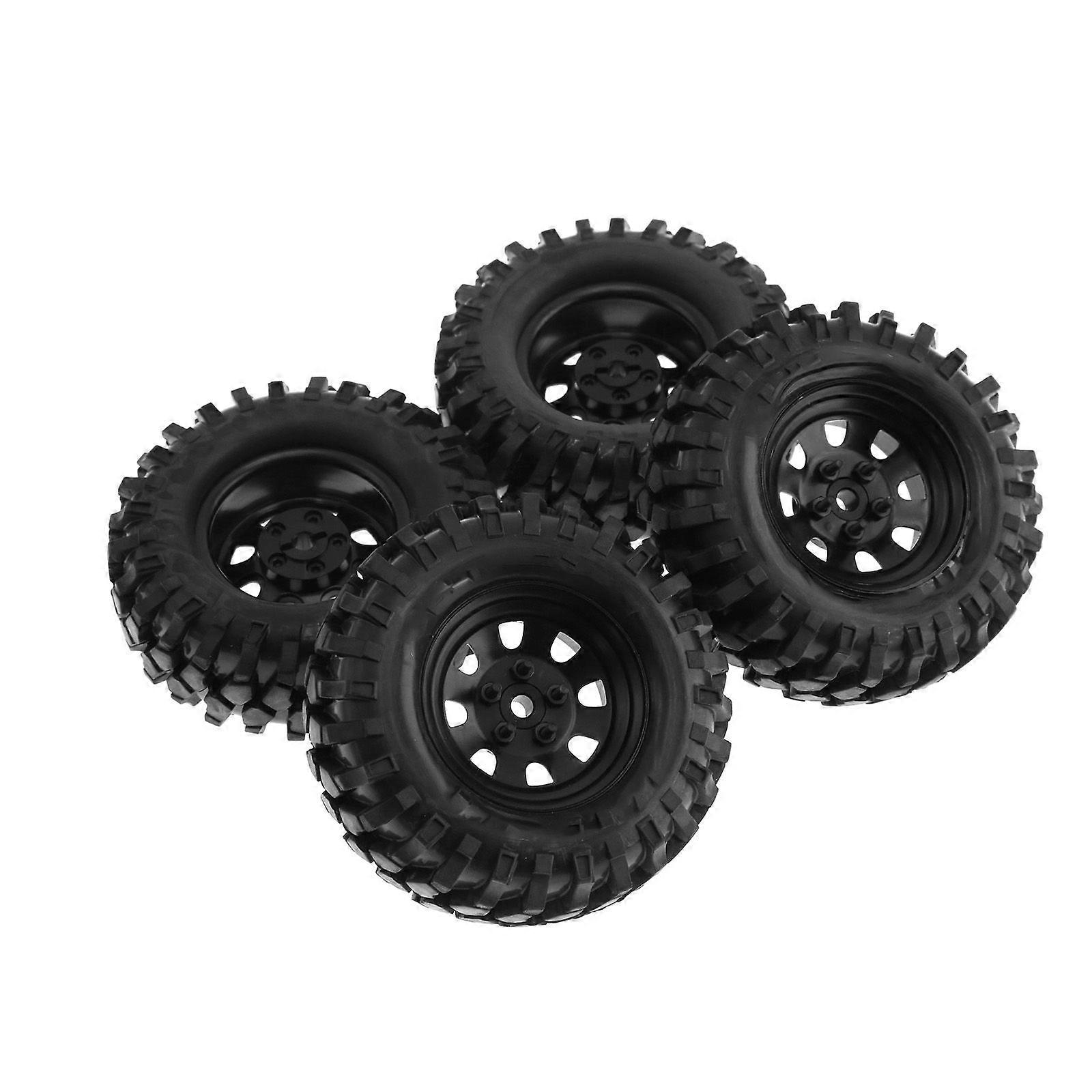 Metall 1,9" Beadlock Felgenreifen Set für 1/10 RC Crawler Axial SCX10 II TRX4