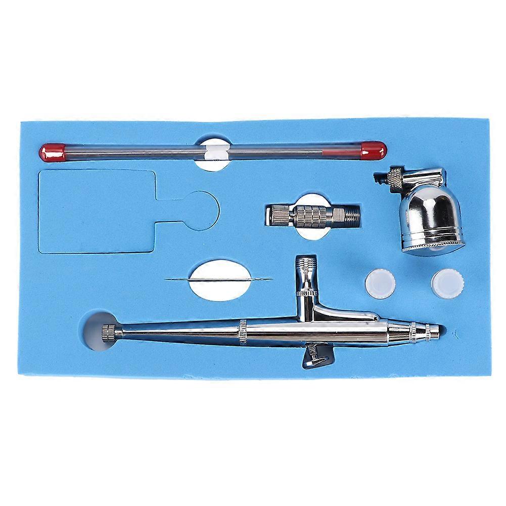 Airbrush Double Action Sprayer Set With 0.2/0.3/0.5mm Nozzles For Face And Body Painting