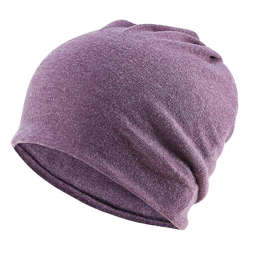 Bomull Slouchy Mössa Lätt Mössa Chemo för Män -