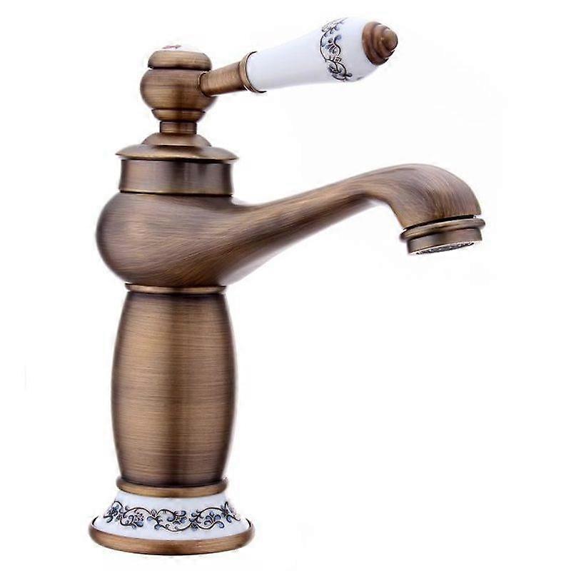 TEMPSA Mixer Tap Retro Rotation For Bathroom Kitchen Bronze