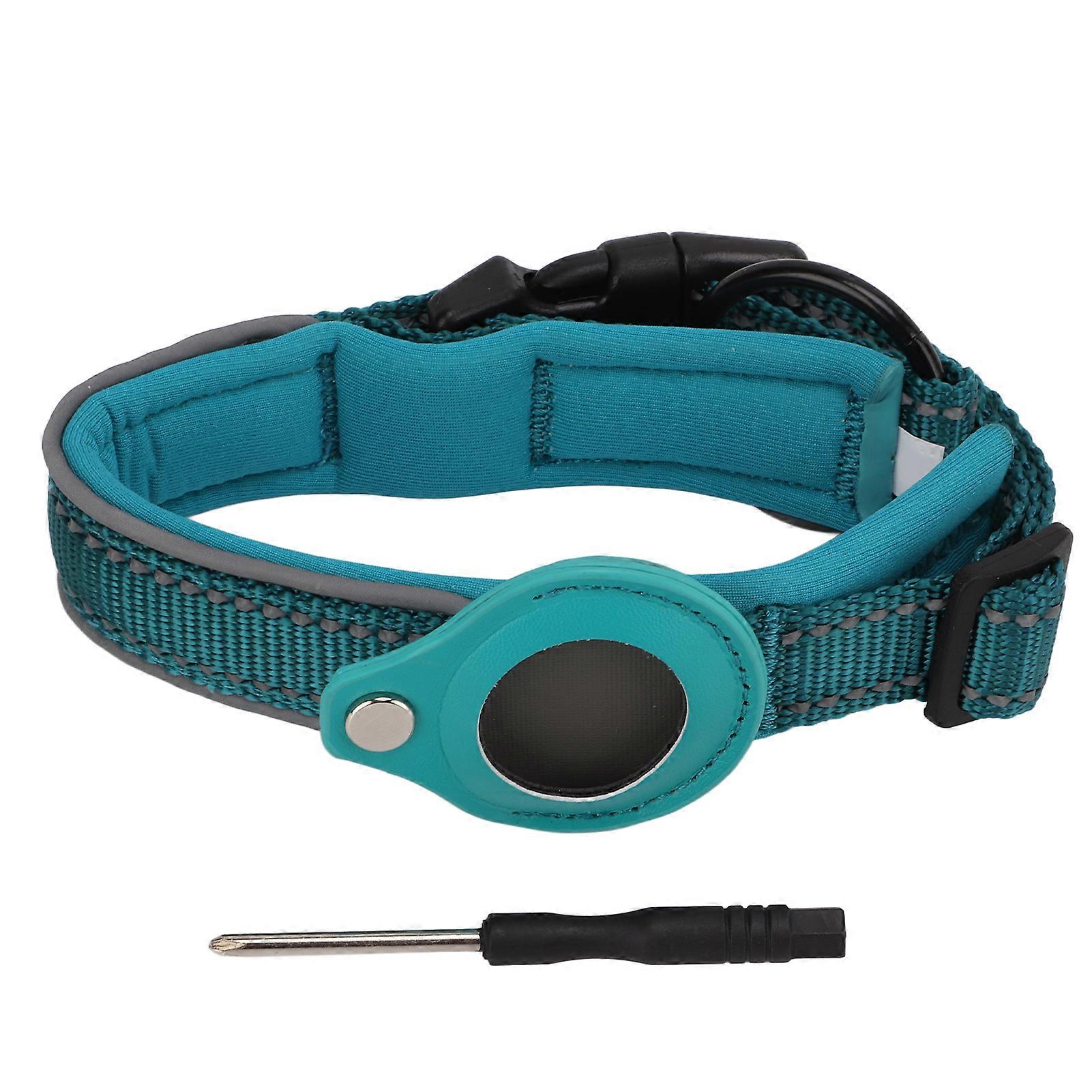 Reflective Dog Collar Adjustable Size Durable Pet Collar with Screwdriver for Small to Large Breeds