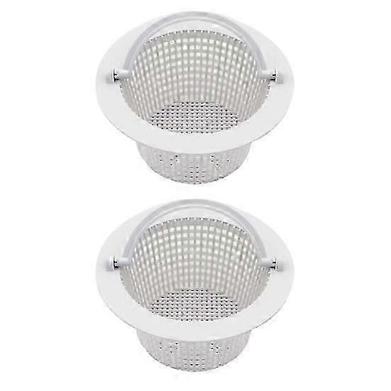 2 Stück Pool-Skimmer-Korb Bequemer verschleißfester Feinloch-Anti-Verstopfungs-Pool-Filterkorb Skimmer-Pool-Zubehör