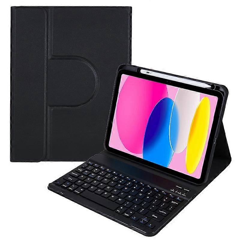 SK-2010 For iPad 10.9 (2022) Tablet Case Stand Folio Cover with Wireless Detachable Keyboard