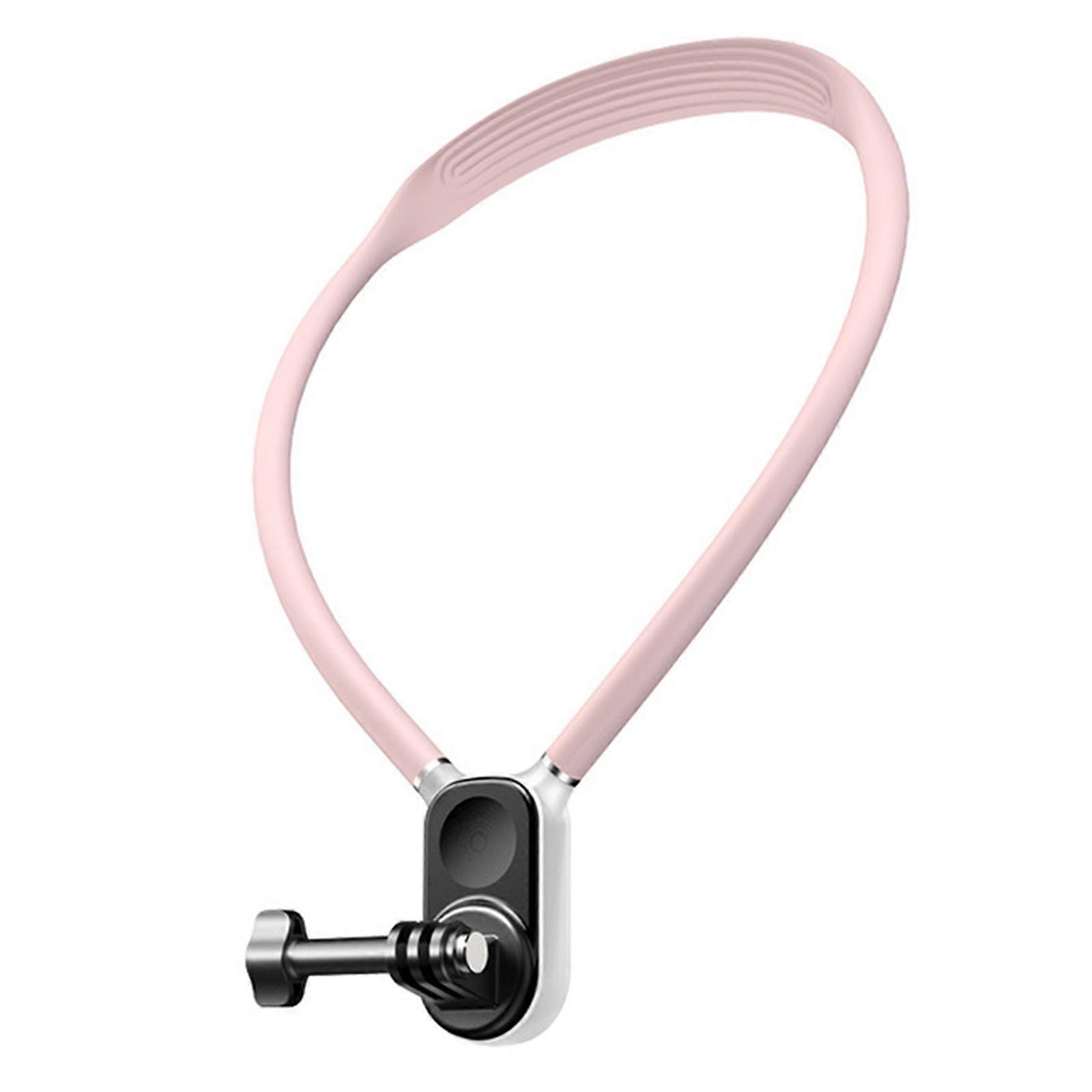 Action Camera Neck Bracket with Magnetic Locking Mechanism, Bendable Lazy Phone Holder for Pocket 3/for 12