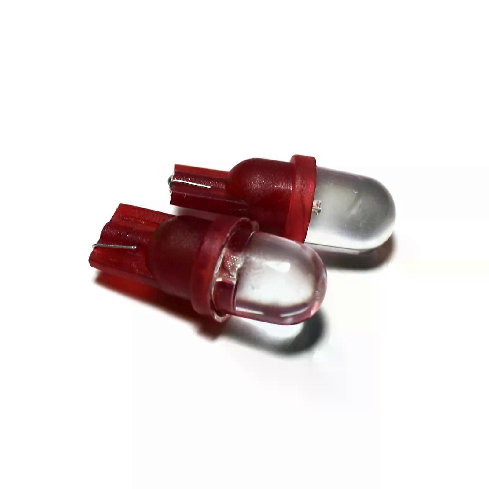 Mazda 323S MK5 Red LED 'Trade' Wide Angle Side Light Beam Bulbs Pair Upgrade