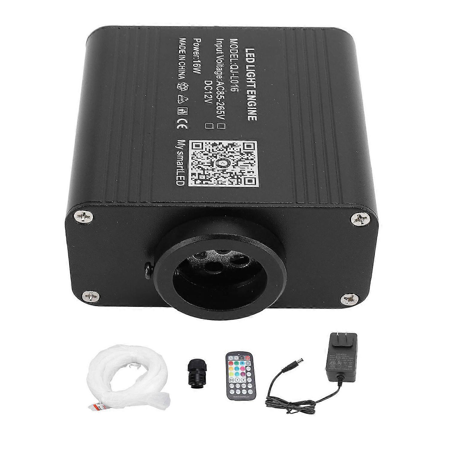 16W Fiber Optic Lights Star Ceiling Light Kit APP Control Twinkle and Sound Activate RGBW Starlight