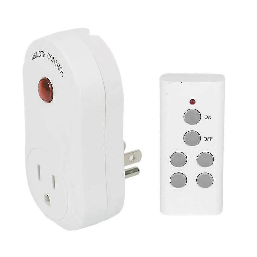 Wireless Remote Control Smart Electrical Outlet Switch One Drag One For Lights Fans Small Appliance