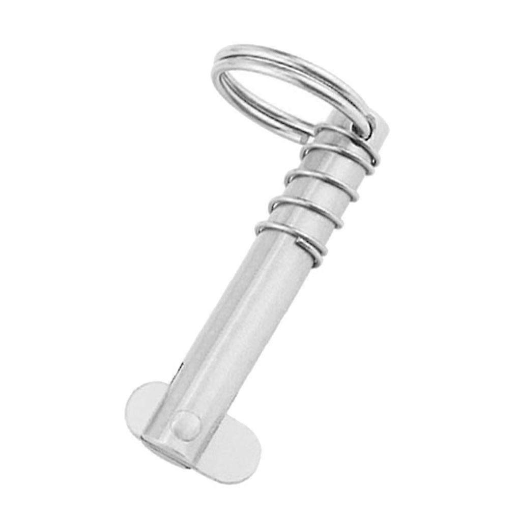 Pin de acero inoxidable de 10x80 mm con anillo para