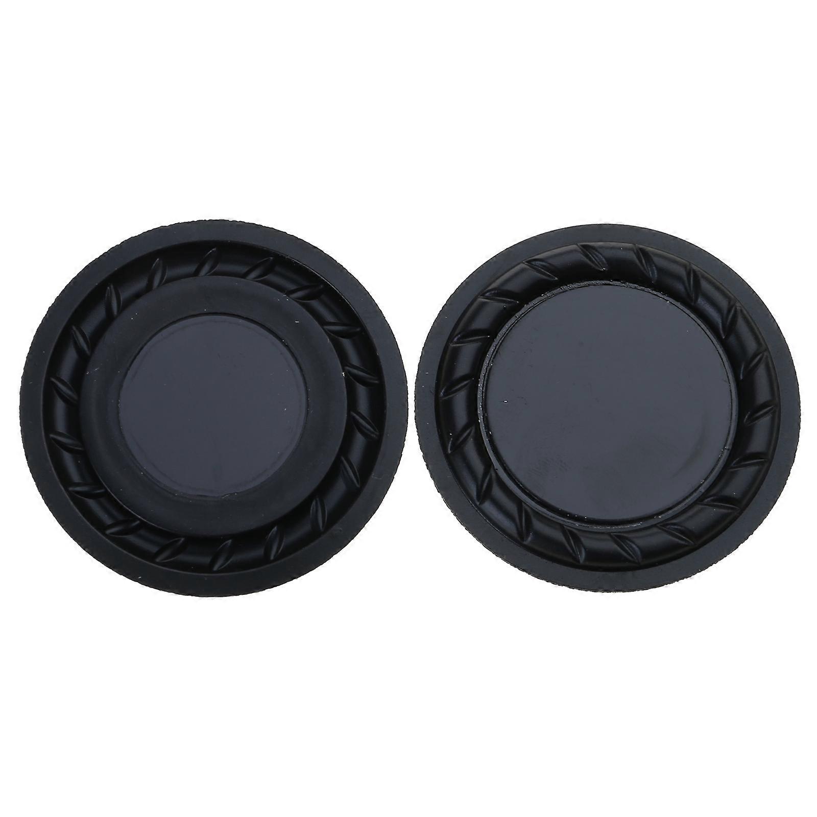 2PCSスピーカーダイヤフラムベースラジエーターサブウーファーアクセサリーDIYホームシアタースピーカーパッシブラジエーター交換用ブラック