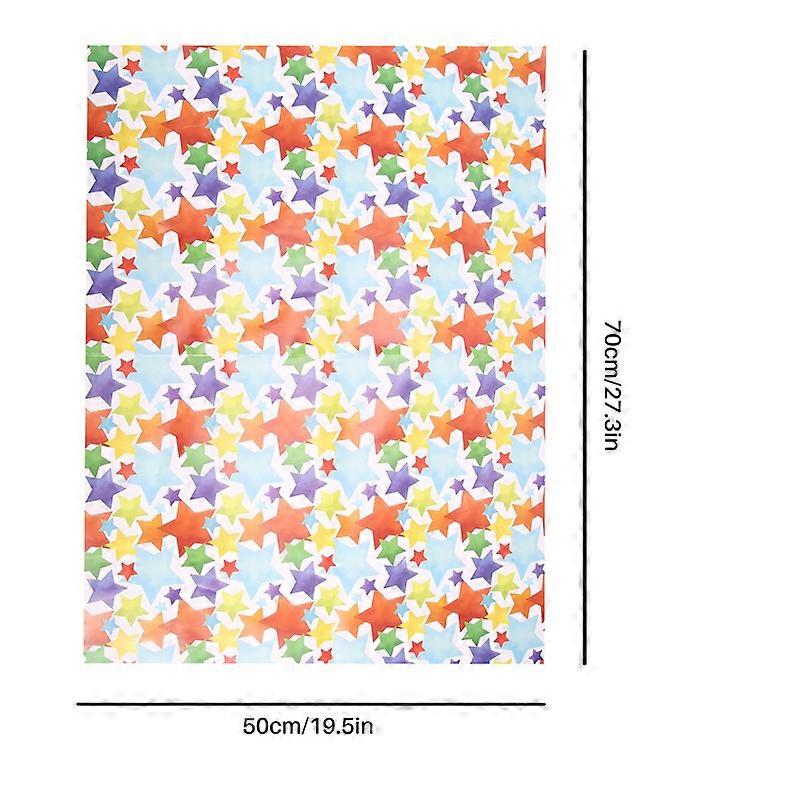 Rainbow Birthday Wrapping Paper,for Gift Wrap Decoration Occasions