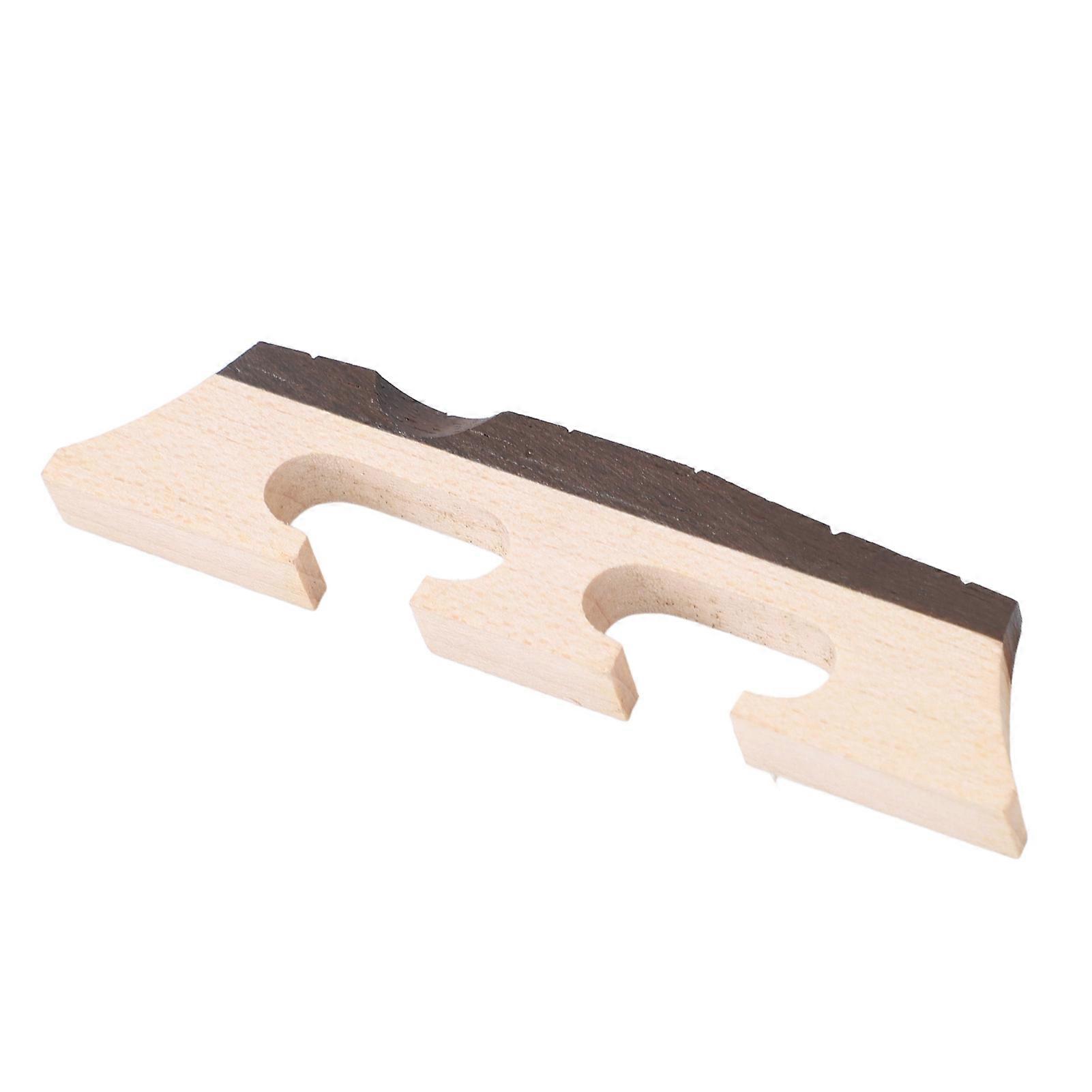 6 String Banjo Bridge Maple Ebony 3-Legged Premium Accessory