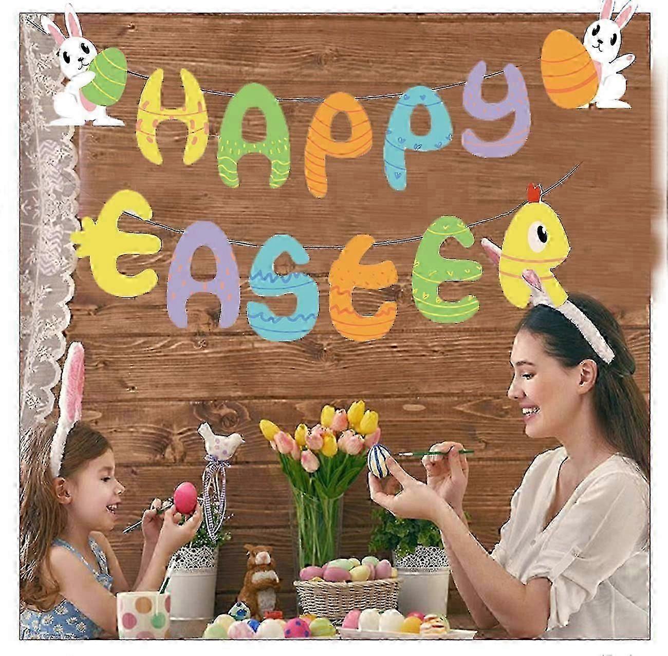 Easter Banner,2m Happy Easter Banner,Easter Decoration