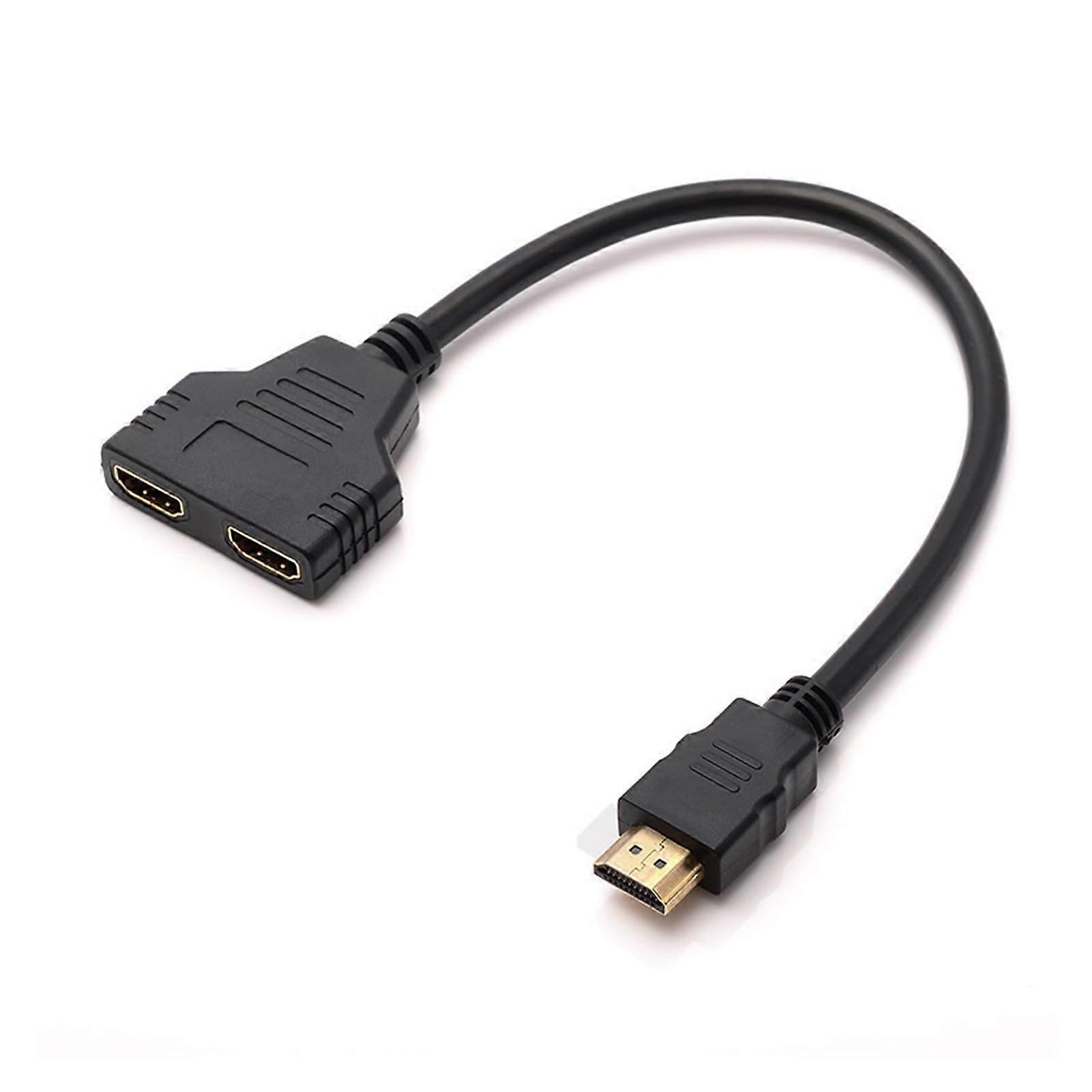 0.25 Meter HDMI 1/2 line Splitter 1 in 2 Out HDMI 1/2 HD line HDMI Crossover