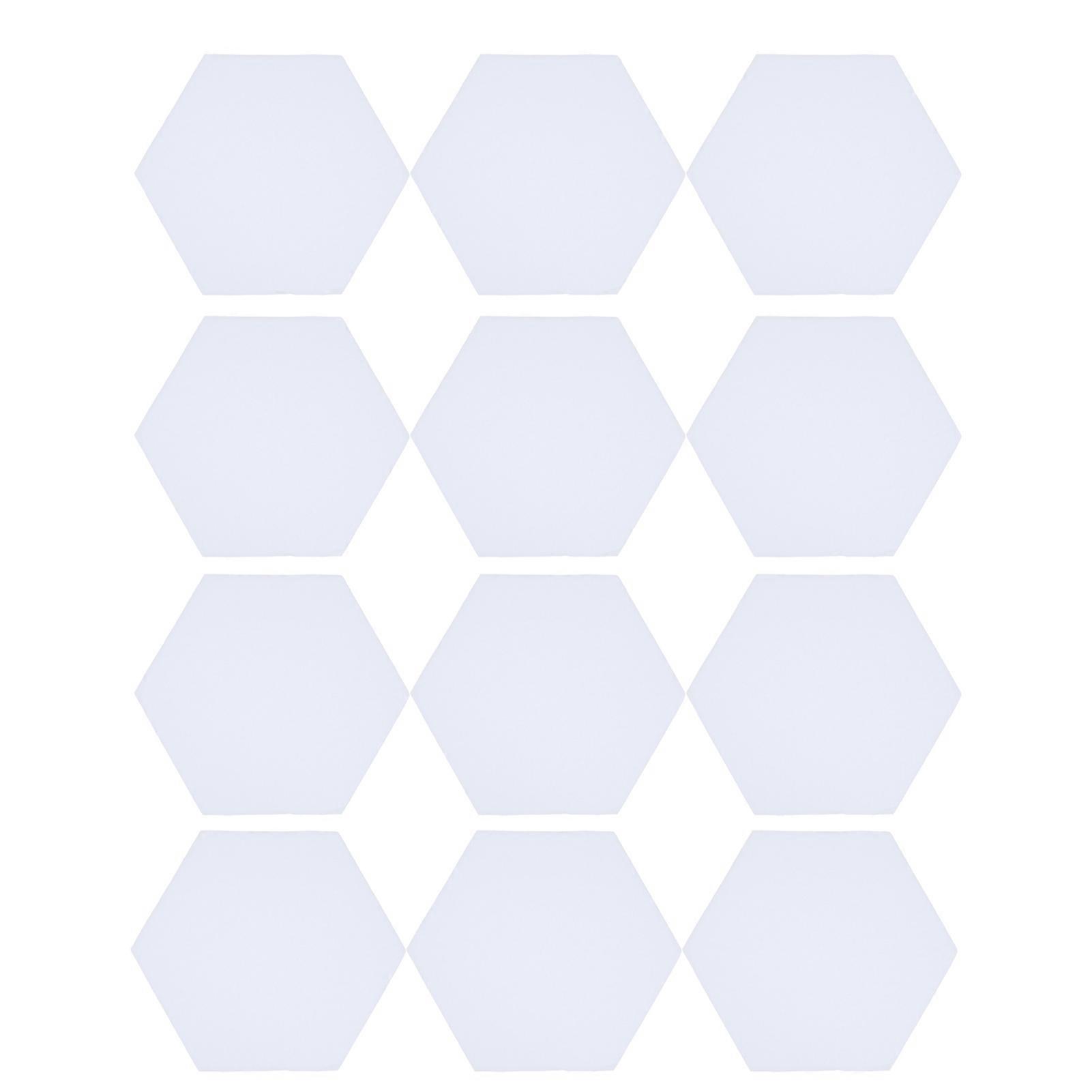 12Pcs Sound Absorption Panel Hex Acoustic Isolation Soundproofing Foam Set Kit for Home
