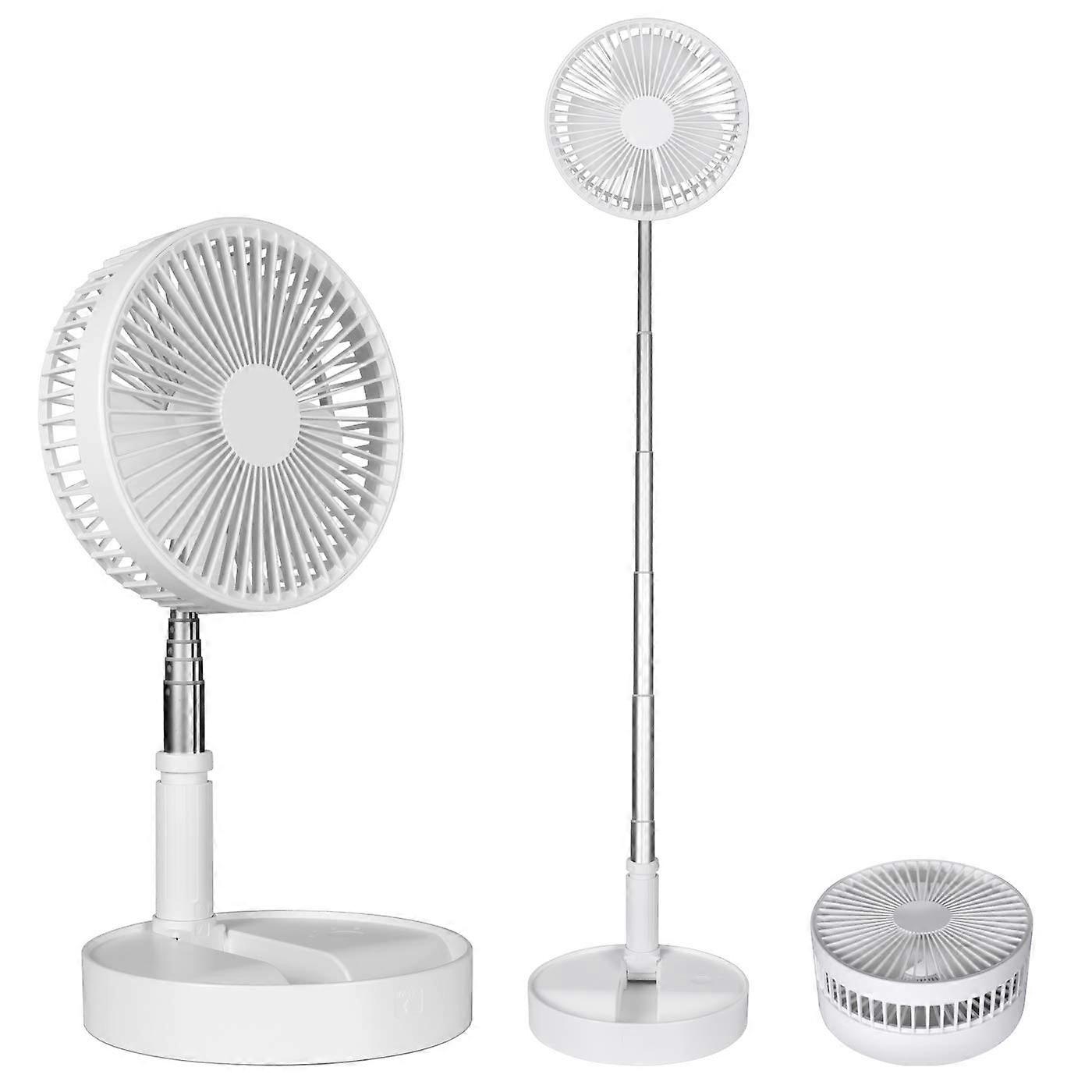 Battery -powered ventilator foldable table table floor base ventilator rechargeable 4 speed portable 8 inch fan
