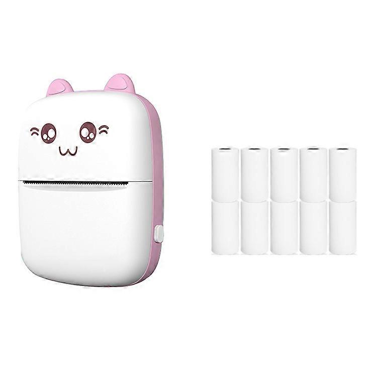 Convenient Printing Companion, Portable Mini Printer for Clear Printing, Inkless Printer with Thermal Printing, High-Quality Printing for iOS Android