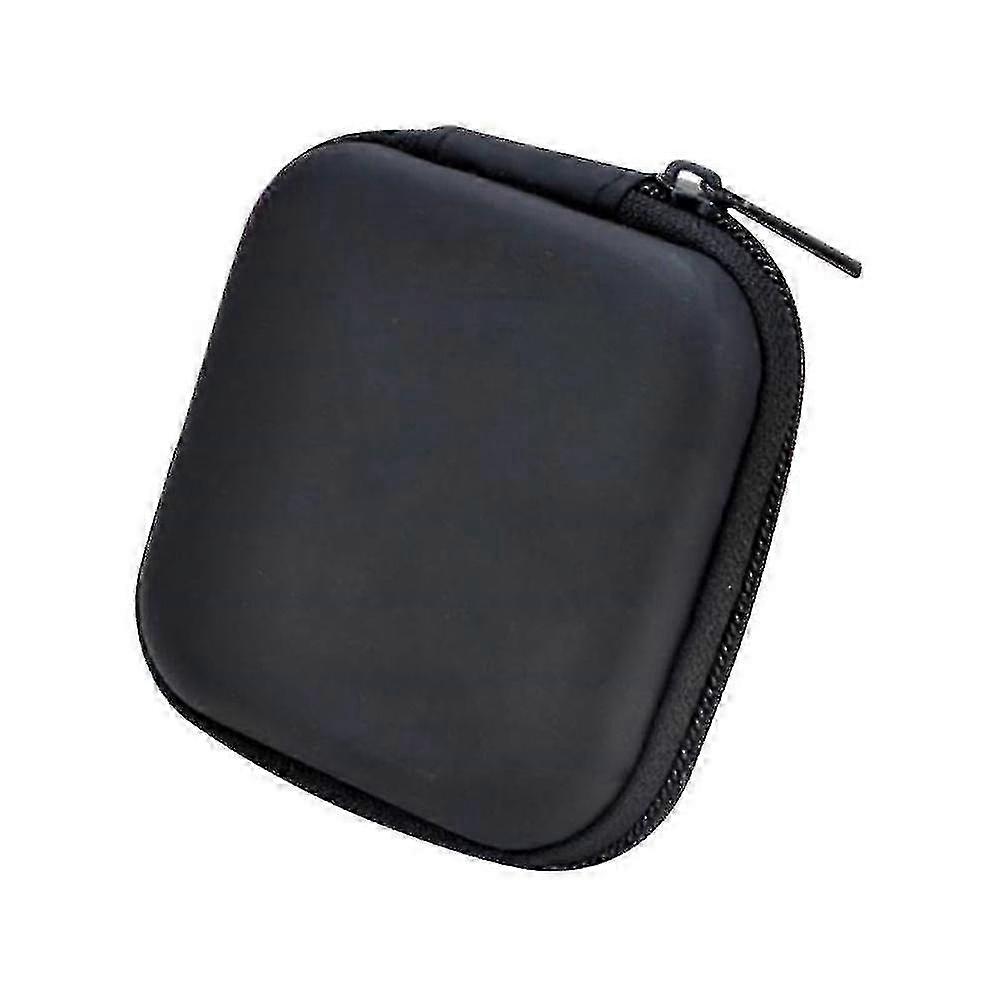 Square Mini Universal Zipper Earphone Cable Data Cord Storage Bag Case Pouch
