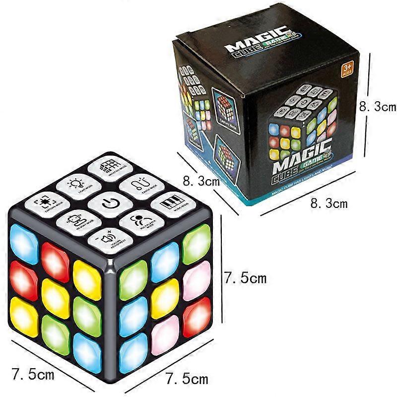 Winning Finger Flicker Cube Electronic Memory and Brain Game | 4-in-1 Handheld Game for Kids | Fun Gift Toy for Kids 6-12 Years Old