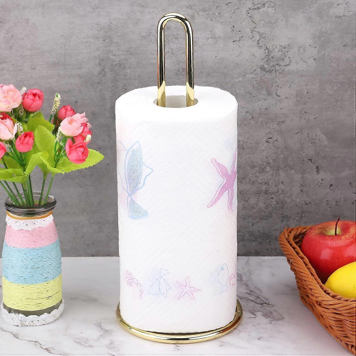 Portarrollos de cocina, acero inoxidable independiente